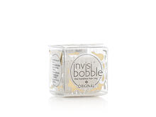Gumička na vlasy Invisibobble Original 3 ks Mother of Chrome - stříbrná