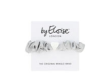 Gumička na vlasy By Eloise London Silk Scrunchie Silver Heart Moonlight 1 ks