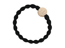 Gumička na vlasy By Eloise London Letter Charms Gold F 1 ks F Black
