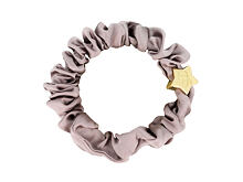Gumička na vlasy By Eloise London Silk Scrunchie Gold Star 1 ks Iced Latte
