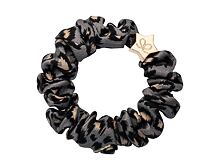 Gumička na vlasy By Eloise London Skinny Silk Scrunchie Gold Star 1 ks Grey Leopard