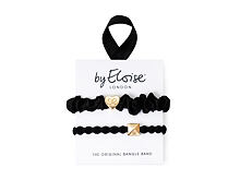 Gumička na vlasy By Eloise London Set The Black 1 ks