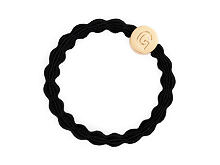 Gumička na vlasy By Eloise London Letter Charms Gold 1 ks G Black