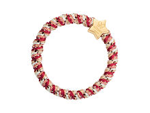 Gumička na vlasy By Eloise London Woven Gold Star 1 ks Candy Cane