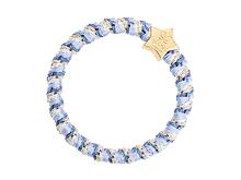 Gumička na vlasy By Eloise London Woven Gold Star 1 ks Ocean Breeze