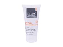 Opalovací přípravek na obličej Ziaja Med Protective Tinted SPF50+ 50 ml Light
