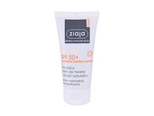 Opalovací přípravek na obličej Ziaja Med Protective Tinted SPF50+ 50 ml Natural