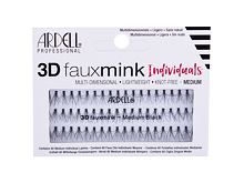 Umělé řasy Ardell 3D Faux Mink Individuals Medium 60 ks Black