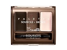 Set a paletka na obočí BOURJOIS Paris Brow Palette 4,5 g Brunette