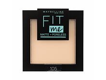 Pudr Maybelline Fit Me! Matte + Poreless 9 g 105 Natural Ivory