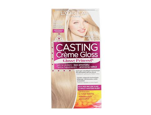 Barva na vlasy L'Oréal Paris Casting Creme Gloss Glossy Princess 48 ml 1010 Light Iced Blonde poškozená krabička