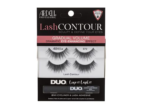 Umělé řasy Ardell Lash Contour 372 2 ks Black Kazeta