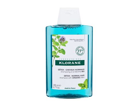 Šampon Klorane Aquatic Mint Detox 200 ml poškozená krabička