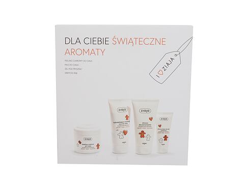 Tělový peeling Ziaja Gingerbread Gift Set 200 ml poškozená krabička Kazeta