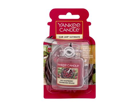 Vůně do auta Yankee Candle Red Raspberry Car Jar 1 ks poškozený obal