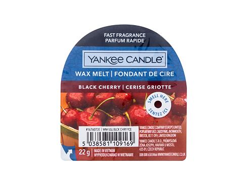 Vonný vosk Yankee Candle Black Cherry 22 g poškozený obal