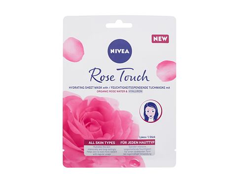 Pleťová maska Nivea Rose Touch Hydrating Sheet Mask 1 ks