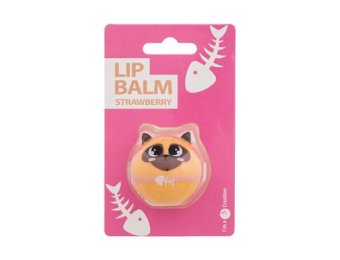 Balzám na rty 2K Cute Animals Lip Balm Strawberry 6 g