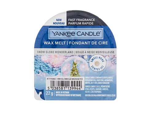 Vonný vosk Yankee Candle Snow Globe Wonderland 22 g