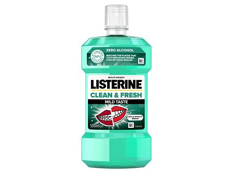 Ústní voda Listerine Clean & Fresh Mild Taste Mouthwash 500 ml