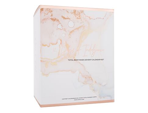 Pleťová maska Revolution Skincare 12 Days Of Indulgence Total Body Mask Advent Calendar 1 ks poškozená krabička Kazeta