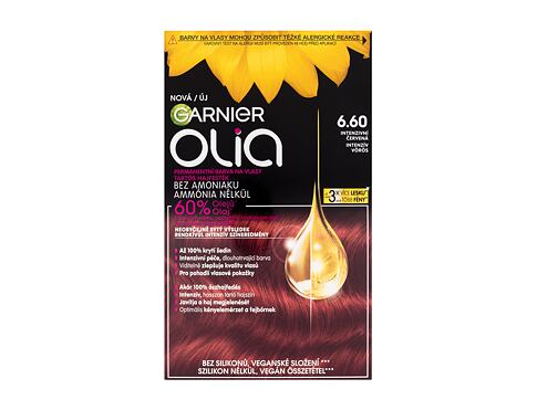 Barva na vlasy Garnier Olia 60 g 6,60 Intense Red