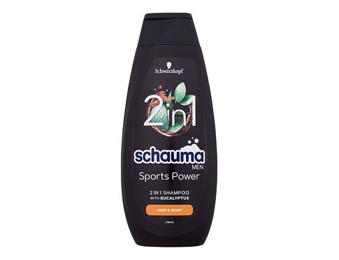 Šampon Schwarzkopf Schauma Men Sports Power 2In1 Shampoo 400 ml