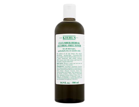 Pleťová voda a sprej Kiehl´s Cucumber Herbal Alcohol-Free Toner 500 ml poškozený flakon