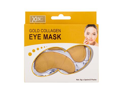 Maska na oči Xpel Gold Collagen Eye Mask 3 ks poškozená krabička