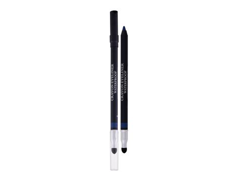 Tužka na oči Christian Dior Eyeliner With Blending Tip And Sharpener 1,2 g 254 Captivating Blue poškozená krabička