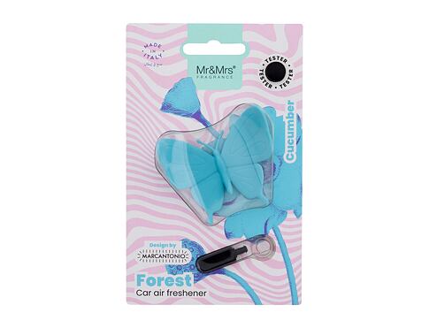Vůně do auta Mr&Mrs Fragrance Forest Butterfly Light Blue 1 ks poškozený obal