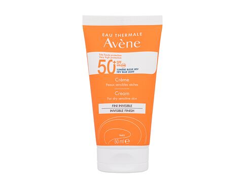 Opalovací přípravek na obličej Avene Sun Cream Invisible Finish SPF50+ 50 ml