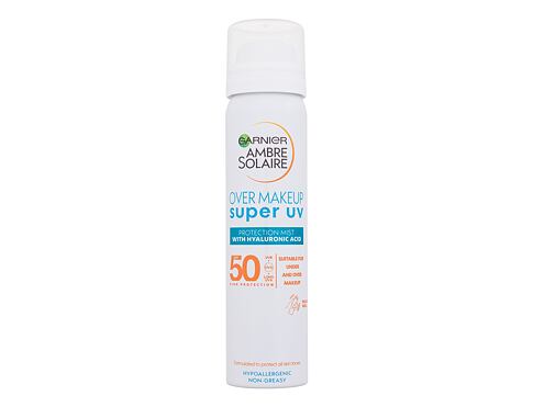Opalovací přípravek na obličej Garnier Ambre Solaire Super UV Over Makeup Protection Mist SPF50 75 ml