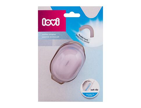 Pouzdro na dudlík LOVI Soother Container Pink 1 ks