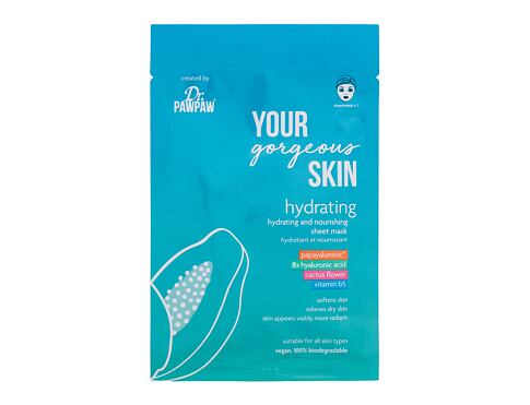 Pleťová maska Dr. PAWPAW Your Gorgeous Skin Hydrating Sheet Mask 25 ml