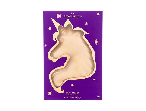 Bomba do koupele I Heart Revolution Unicorn Bath Fizzer Midnight Unicorn 145 g poškozená krabička