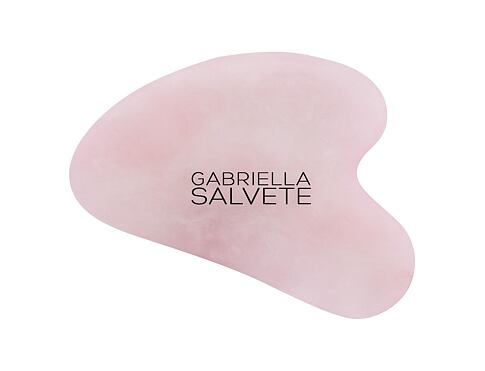 Masážní váleček a kámen Gabriella Salvete Face Massage Stone Rose Quartz Gua Sha 1 ks poškozená krabička