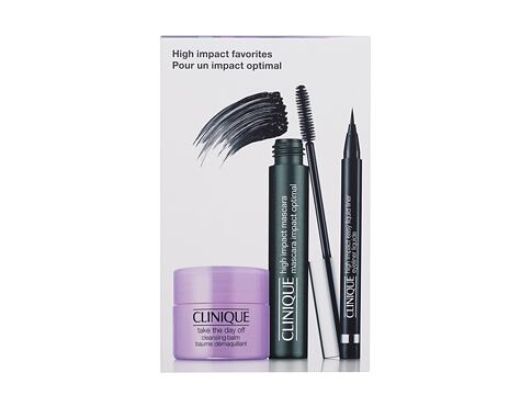 Řasenka Clinique High Impact Favorites 7 ml 01 Black poškozená krabička Kazeta