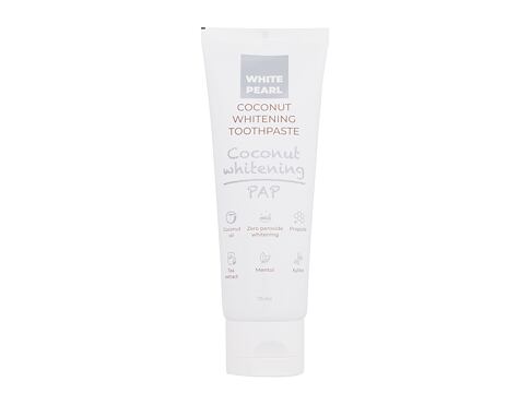 Zubní pasta White Pearl PAP Coconut Whitening Toothpaste 75 ml poškozená krabička