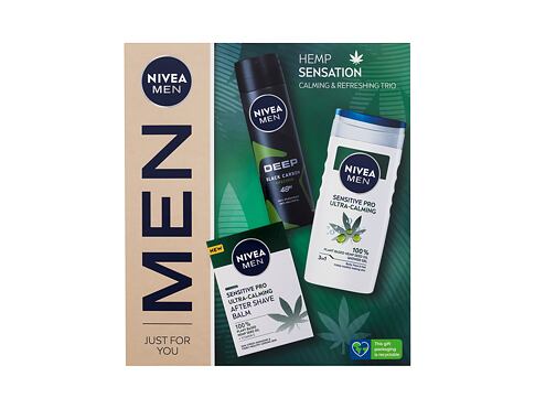Balzám po holení Nivea Men Hemp Sensation 100 ml Kazeta