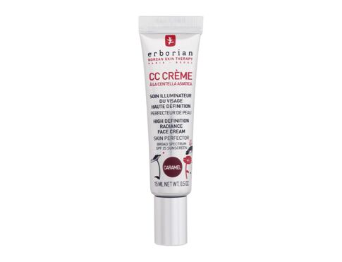 CC krém Erborian CC Crème High Definition Radiance Face Cream 15 ml Caramel