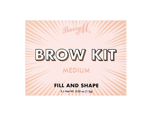 Set a paletka na obočí Barry M Brow Kit  4,5 g Medium