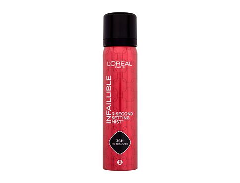 Fixátor make-upu L'Oréal Paris Infaillible 3-Second Setting Mist 75 ml