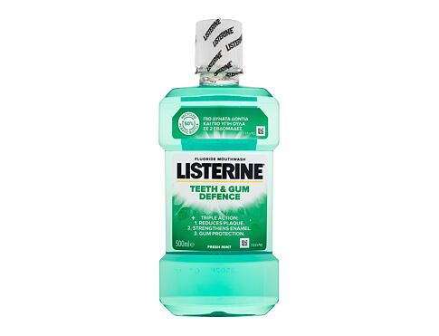 Ústní voda Listerine Teeth & Gum Defence Fresh Mint Mouthwash 500 ml
