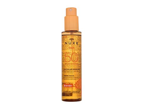 Opalovací přípravek na tělo NUXE Sun Tanning Sun Oil SPF50 150 ml