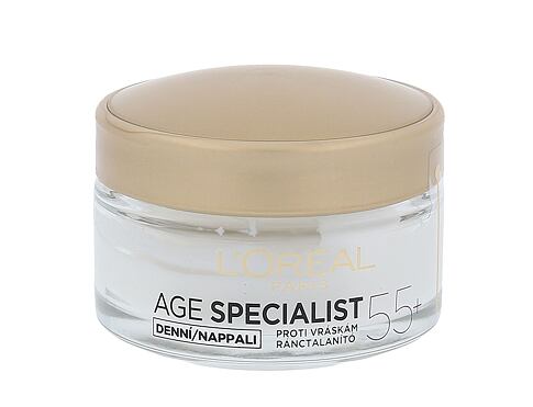 Denní pleťový krém L'Oréal Paris Age Specialist 55+ 50 ml poškozený obal