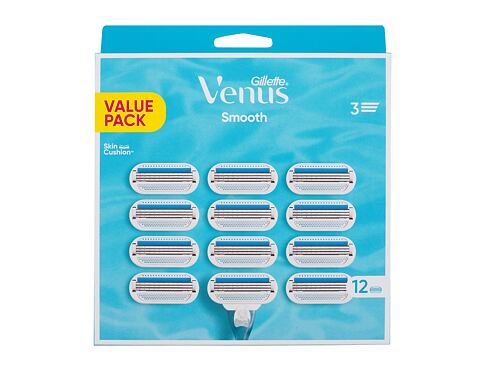 Náhradní břit Gillette Venus Smooth 12 ks poškozená krabička