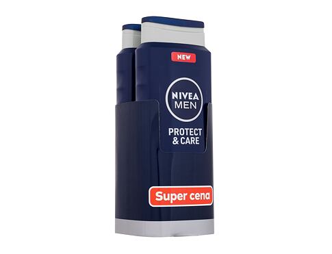 Sprchový gel Nivea Men Protect & Care Duopack 2x500 ml