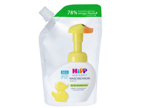 Tekuté mýdlo Hipp Babysanft Washing Foam Náplň 250 ml