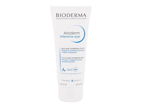 Oční krém BIODERMA Atoderm Intensive Eye 3-In-1 Anti-Irritation Care 100 ml poškozený obal